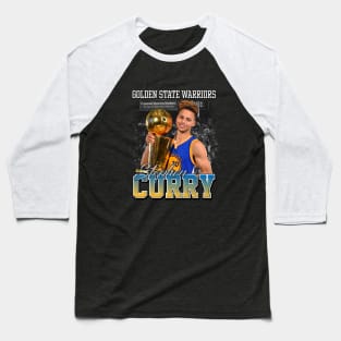 Steph Curry Golden State Warriors Baseball T-Shirt